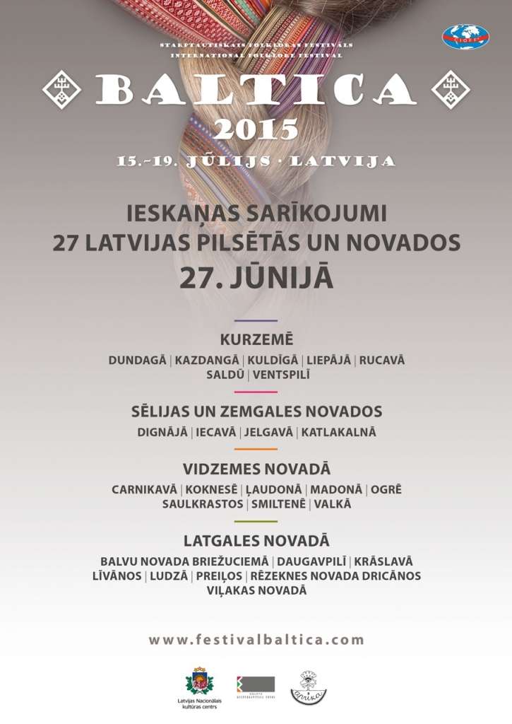 Folkloras festivāla Baltica 2015 ieskaņas sarīkojums