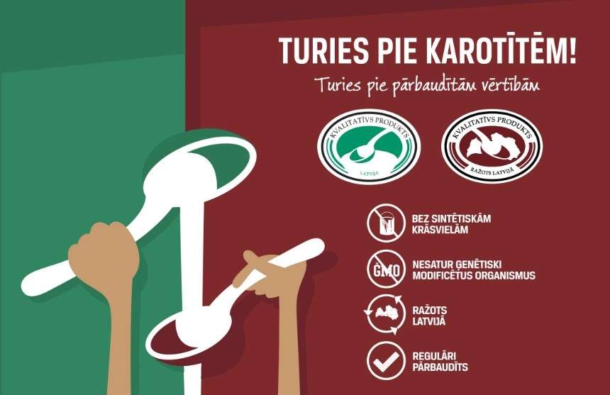 Kampaņā Turies pie karotītēm! mudinās izvēlēties pārbaudītas vērtības 