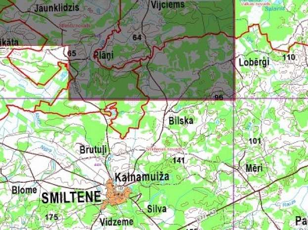 Apsekos Smiltenes apkārtni, lai izveidotu topogrāfisko karti