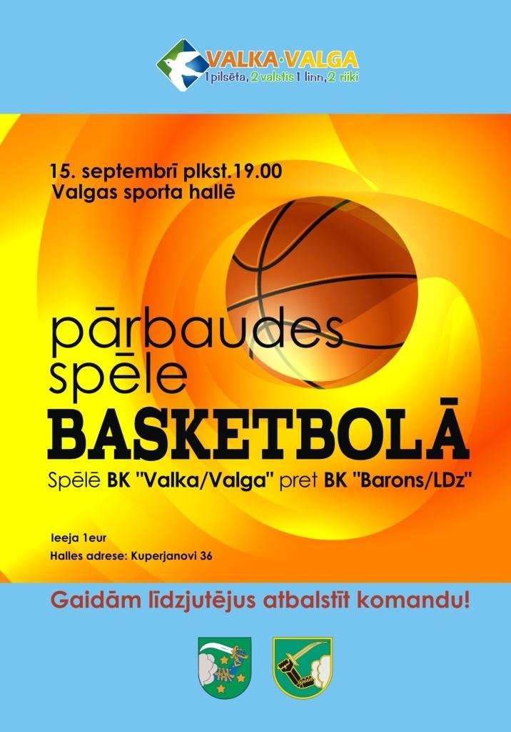 Pārbaudes spēle basketbolā