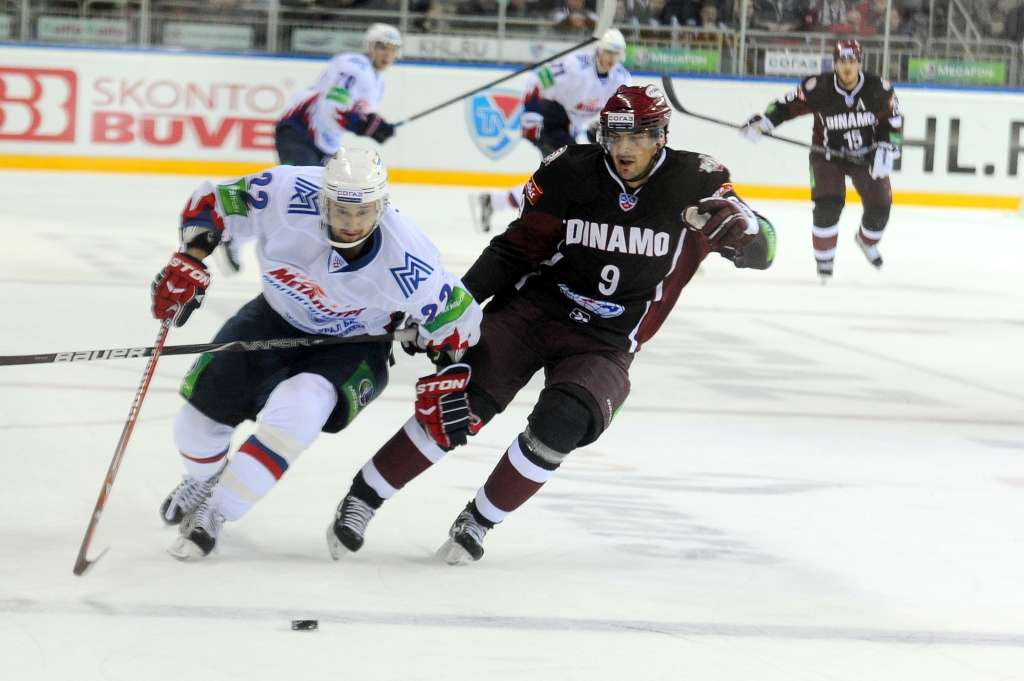 Rīgas Dinamo uzņem spēcīgo Magņitogorskas Metallurg vienību