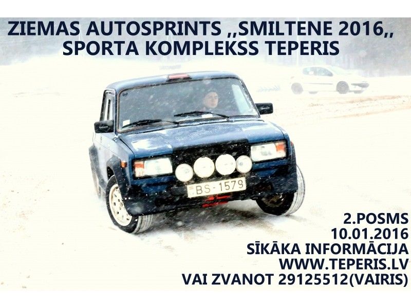 Šodien Tepera trasē Smiltenē - autosports