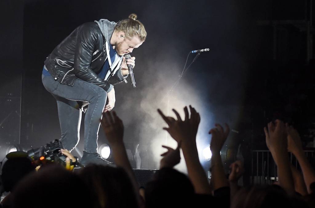 FOTO: Imagine Dragons pieskandina Rīgu