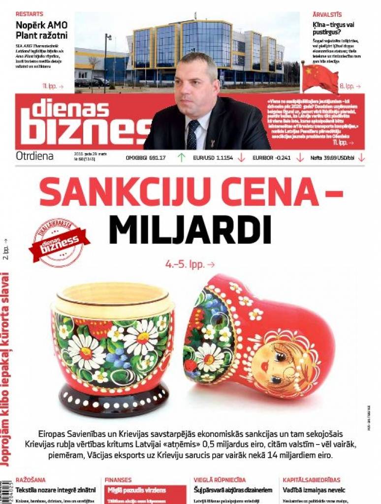 Dienas tēma: Ekonomiskais kašķis izmaksājis miljardus 