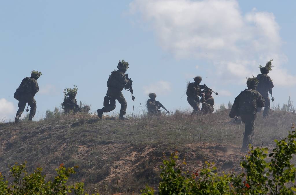 FOTO: Starptautiskās militārās mācības Saber Strike Ādažos
