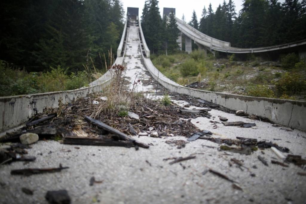 FOTO: Kādreizējā olimpiskā spožuma tagadējais posts