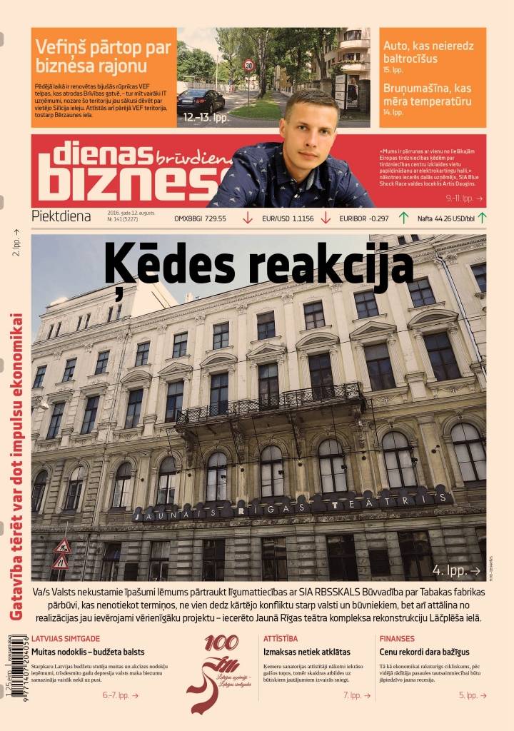 RBSSKALS neatteiksies no Tabakas fabrikas projekta