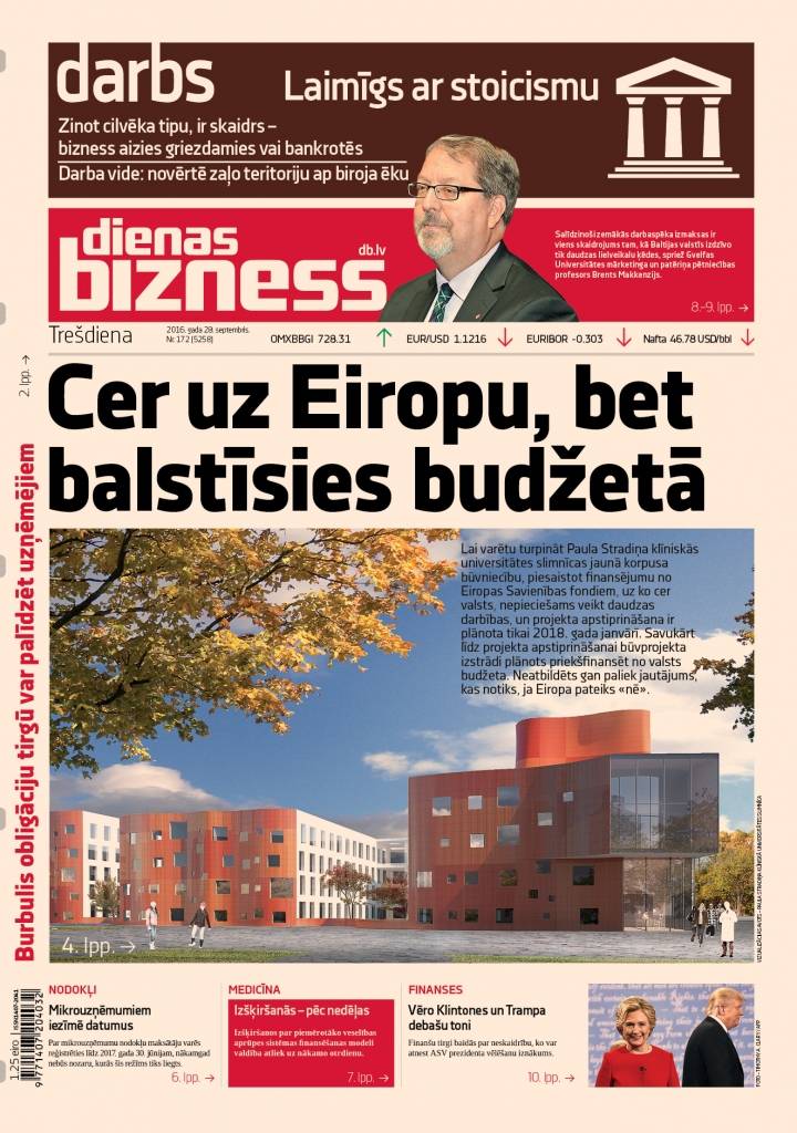 Naudu Stradiņa slimnīcas otrai kārtai prasīs no budžeta 