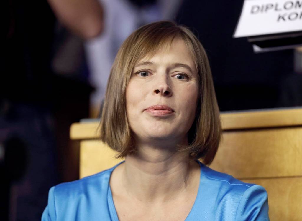 Igaunijas prezidenta amatā ievēlēta Kersti Kaljulaida; Vējonis apsveic
