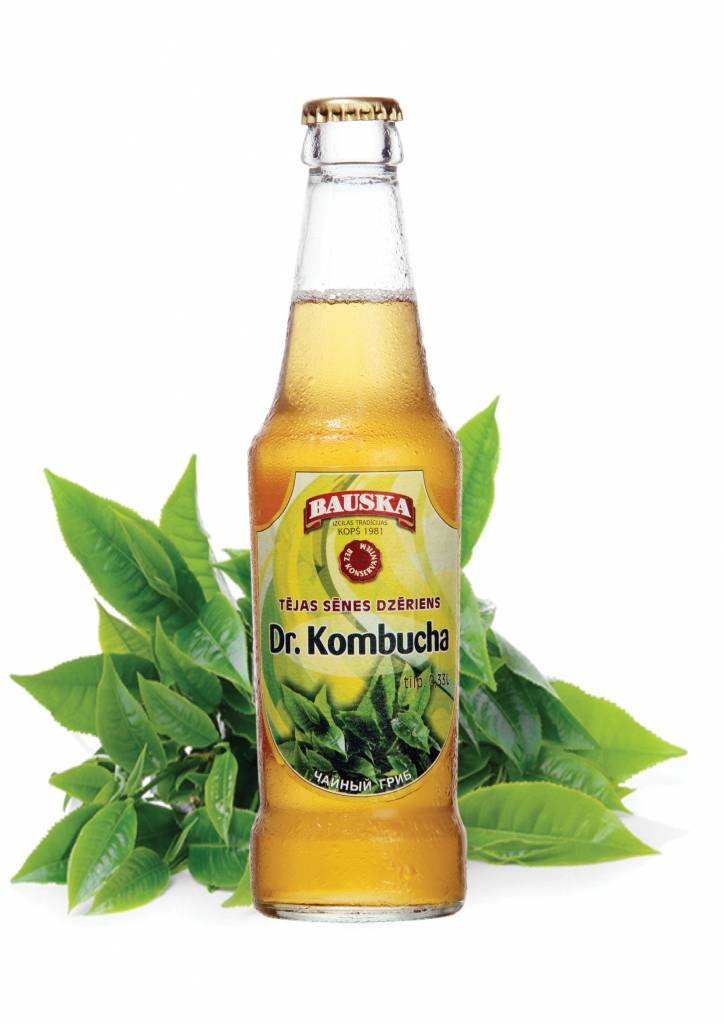 Papildināta - Bauskas alus uzsācis ražot tējas sēnes dzērienu 