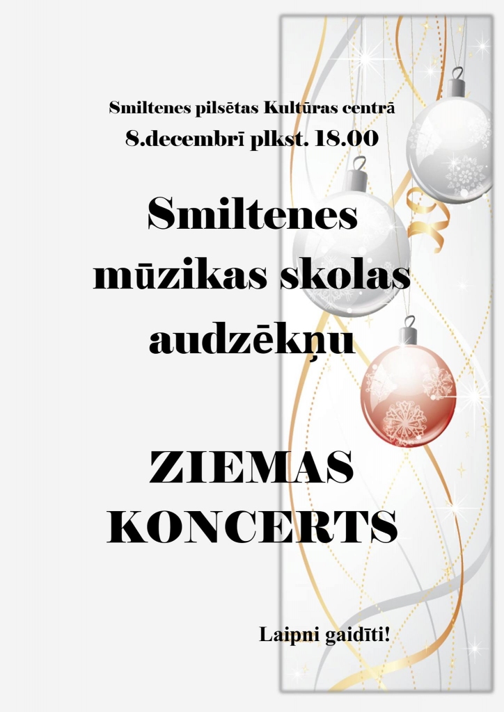 Smiltenes mūzikas skolas audzēkņu Ziemas koncerts