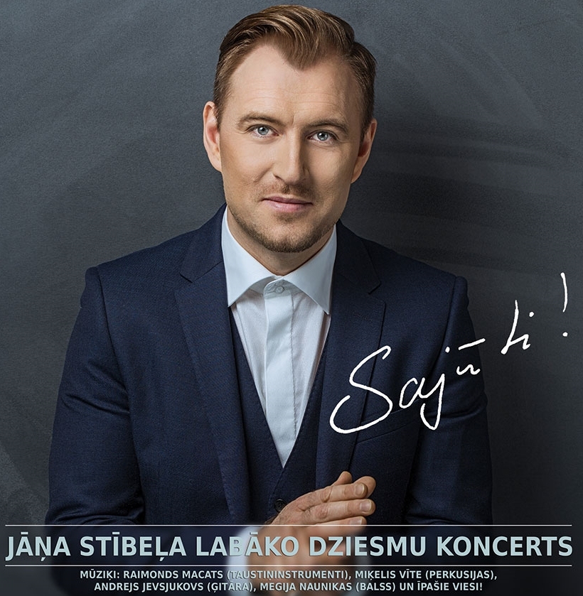 Jāņa Stībeļa koncerts “Sajūti!”