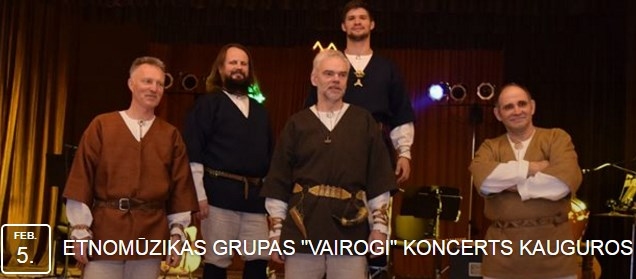 Etnomūzikas grupas "Vairogi" koncerts