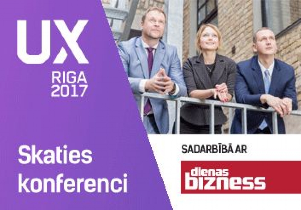 Konferences UX Riga 2017 tiešraide