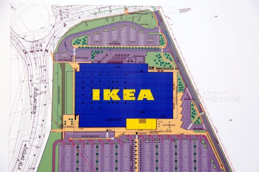 Izsniegs būvatļauju Ikea veikala būvniecībai Stopiņos