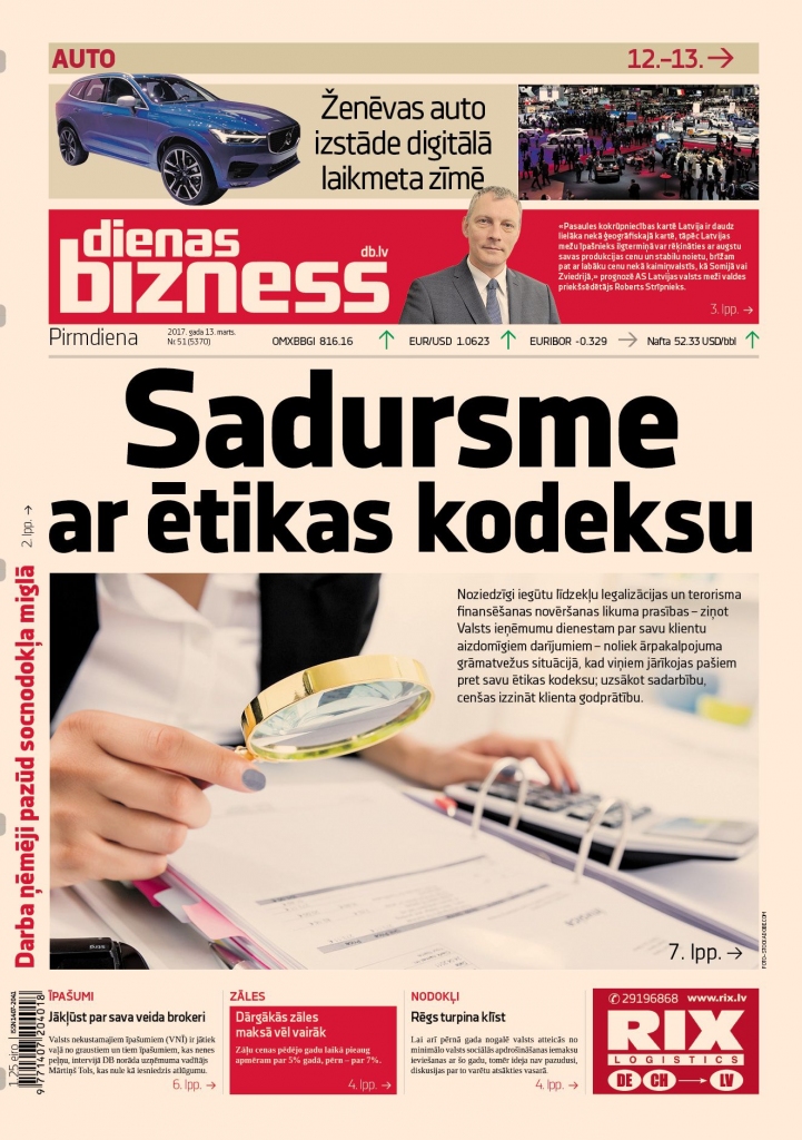 Ziņošana ir pretrunā ētikas kodeksam