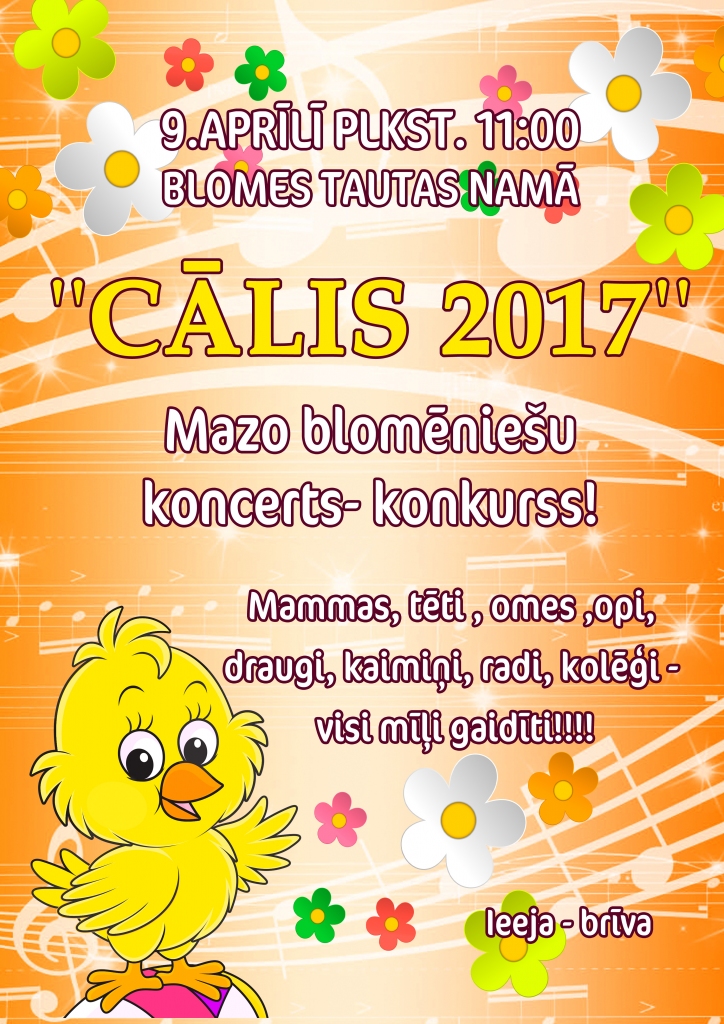 Blomes pagasta "Cālis 2017"