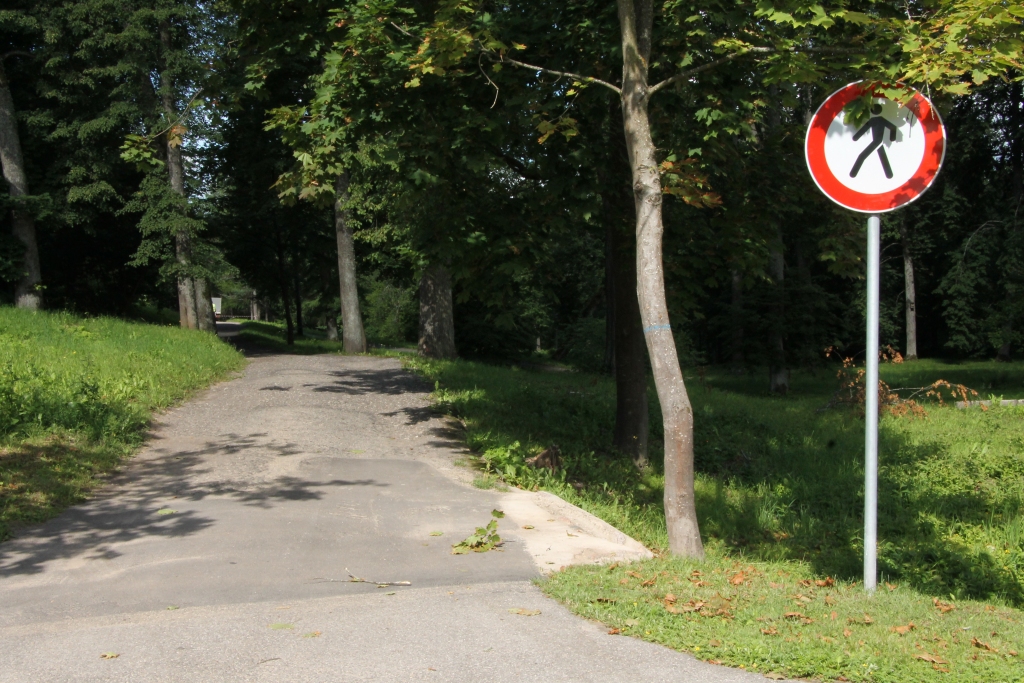 Turpinās pārbūves darbi Vecā parka teritorijā