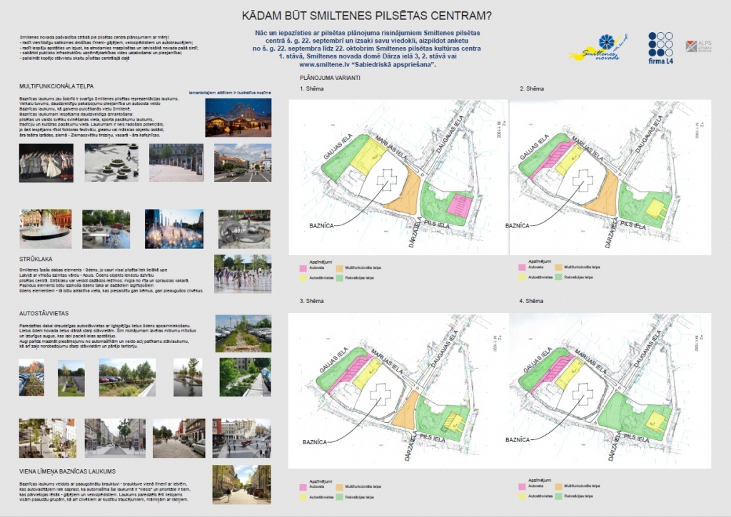 Smiltenes pilsētas centra būvprojektu izstrāde ir liels  izaicinājums