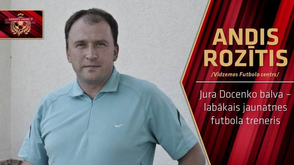 Andis Rozītis - labākais jaunatnes treneris!