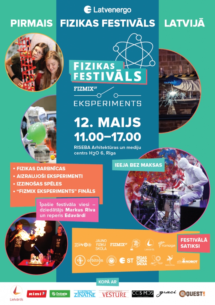 Bērnus un jauniešus aicina uz pirmo fizikas festivālu Latvijā
