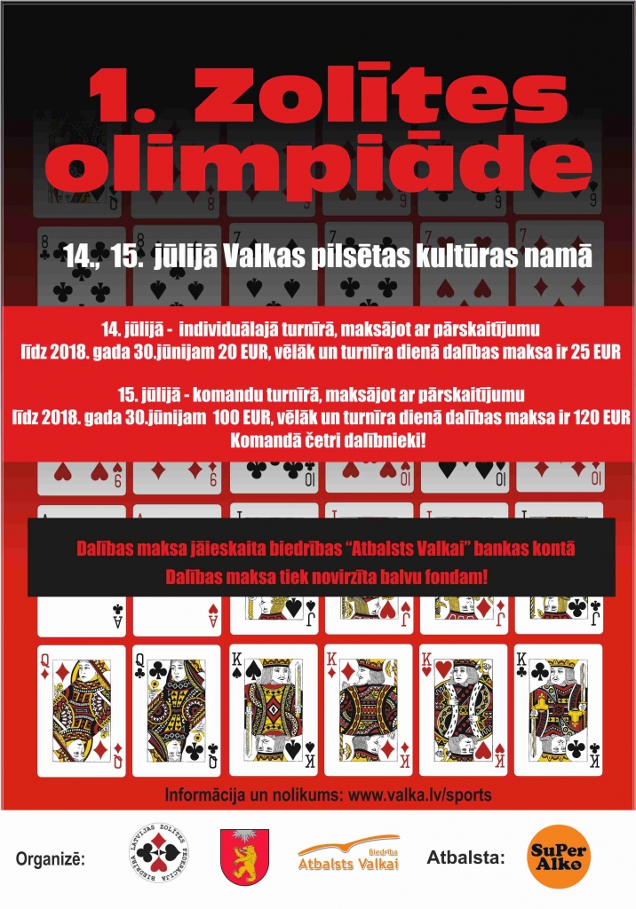 Jau šajā nedēļas nogalē Valkā notiks 1.Zolītes Olimpiāde