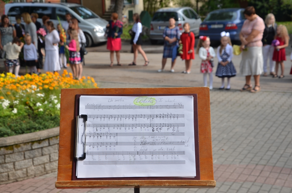 FOTO: Pirmā skolas diena Valkas Jāņa Cimzes mūzikas skolā