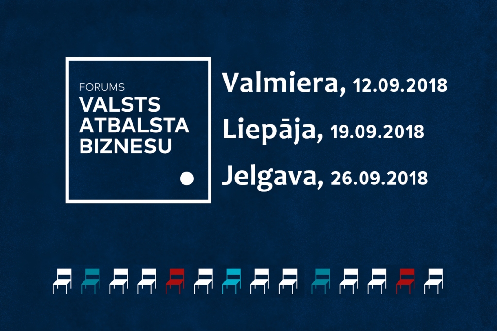 Valmierā 12. septembrī notiks forums “Valsts atbalsta biznesu” 