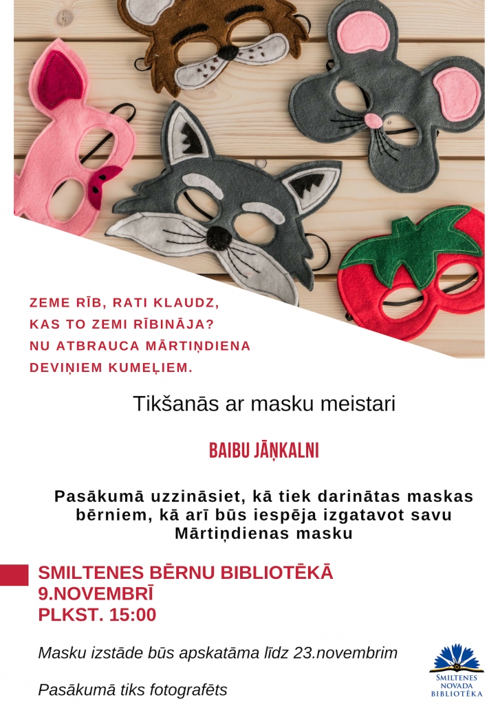 Tikšanās ar masku meistari Baibu Jāņkalni