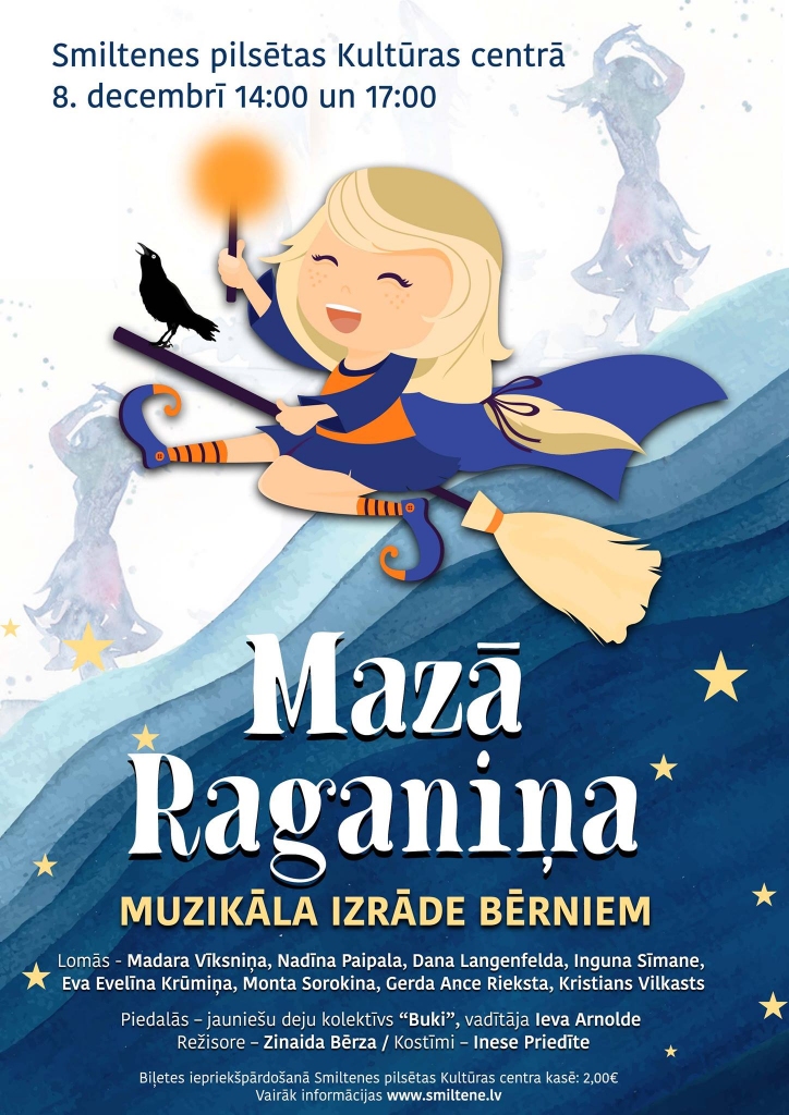 Muzikāla izrāde bērniem "Mazā Raganiņa"