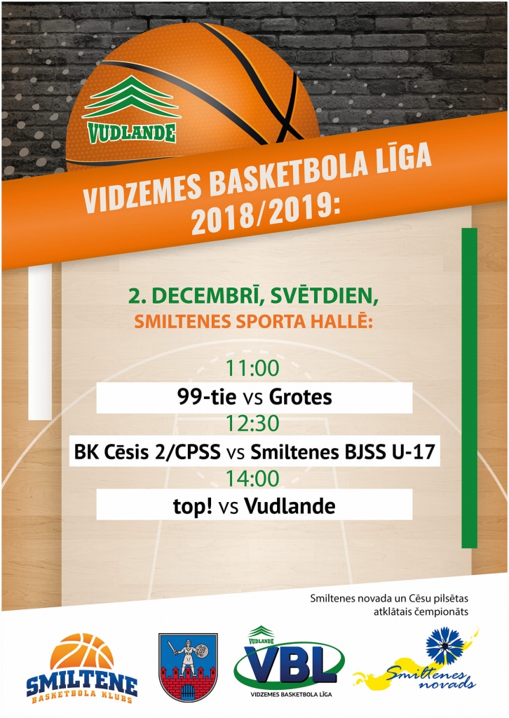 Vidzemes basketbola līgas (VBL) spēles