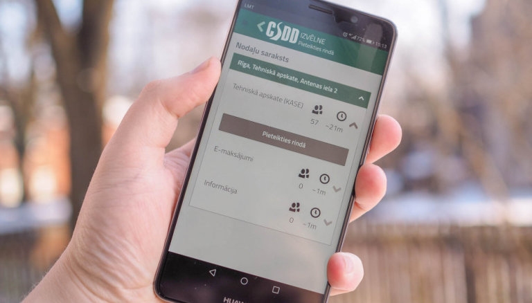 Noskaidro CSDD pakalpojuma gaidīšanas laiku un piesakies attālināti!