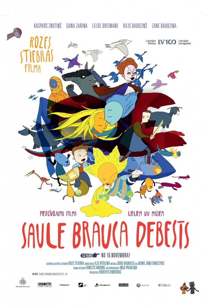 Animāciju filmas "Saule brauca debesīs" seanss