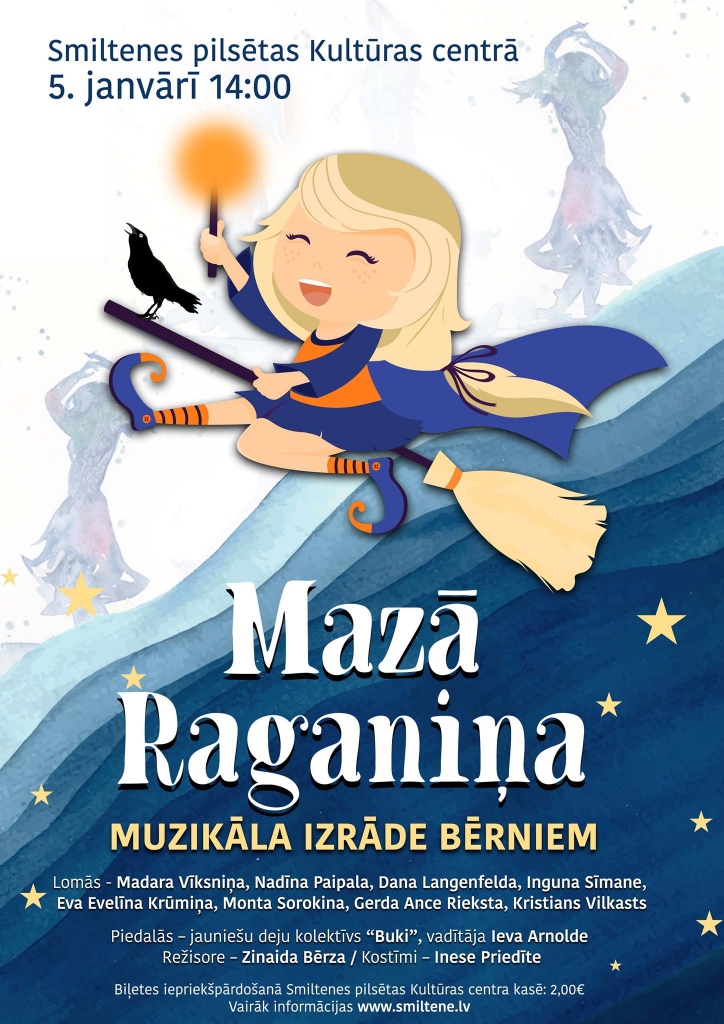 Muzikāla izrāde bērniem "Mazā Raganiņa"