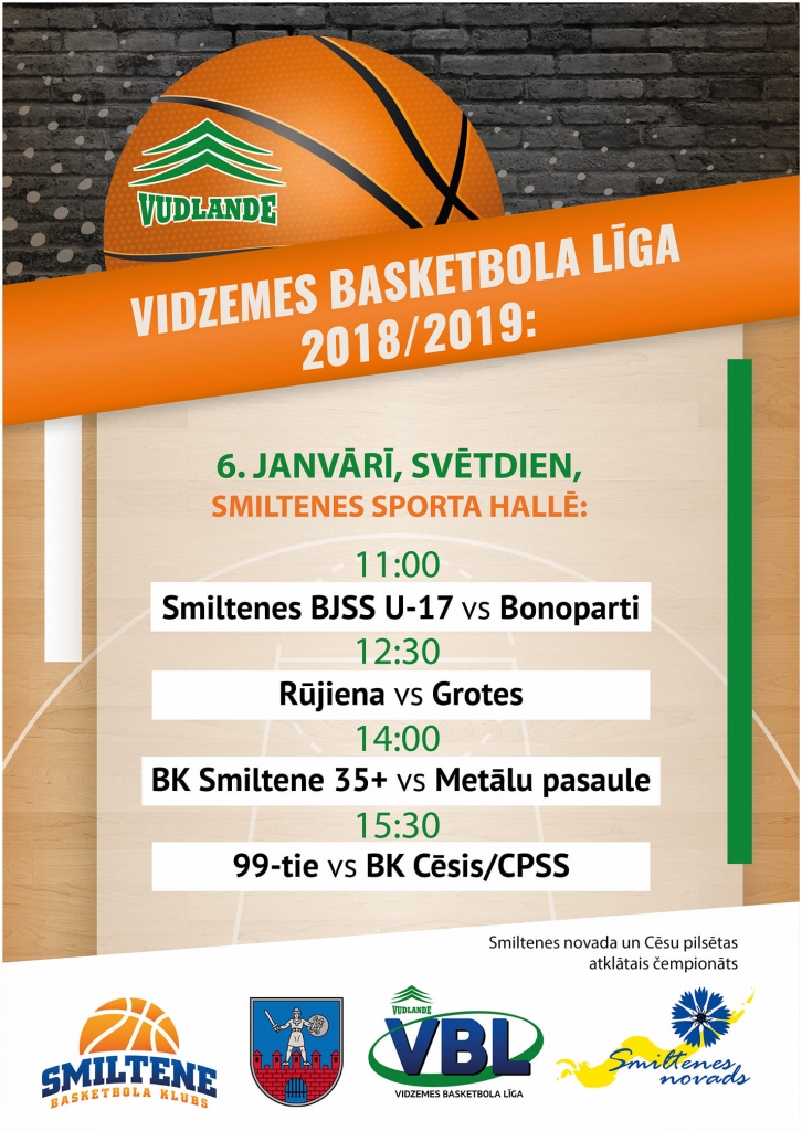 Vidzemes basketbola līgas (VBL) spēles