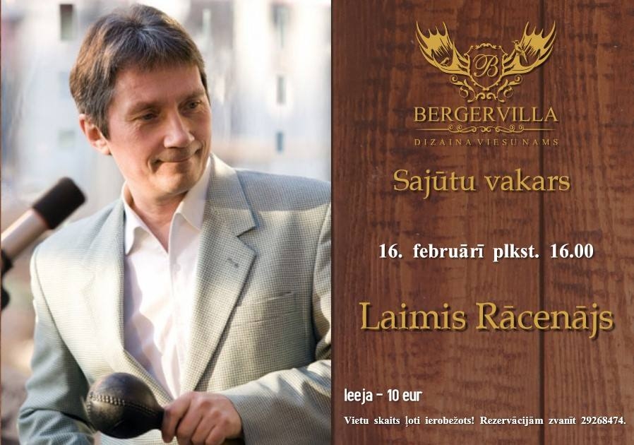 Sajūtu vakars - Laimis Rācenājs