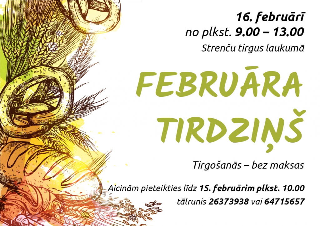 Februāra tirdziņš Strenčos