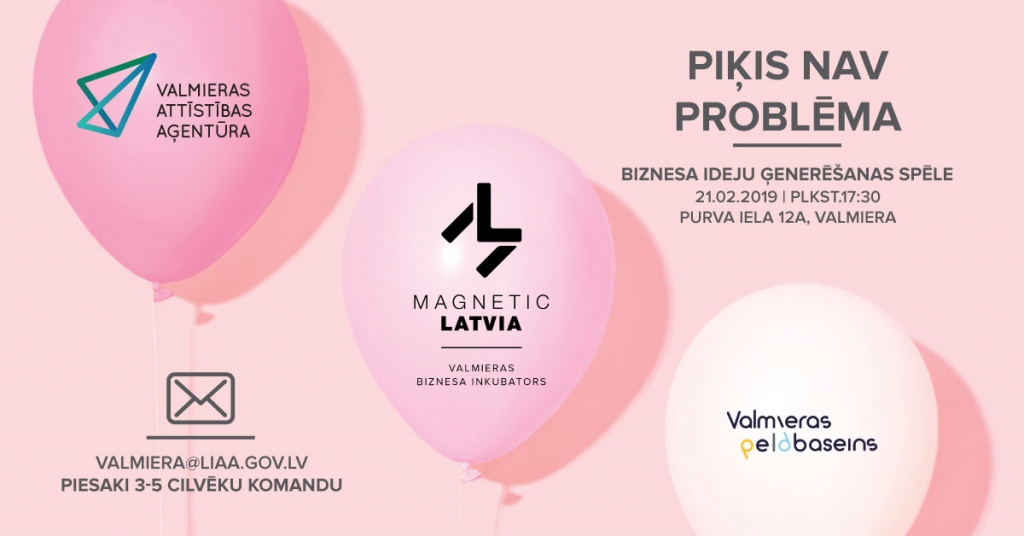 Biznesa ideju ģenerēšanas spēle “Piķis nav problēma”