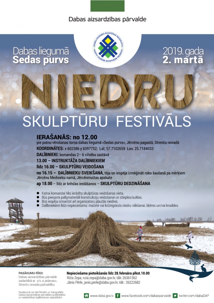 Niedru skulptūru festivāls - PĀRCELTS uz dabas liegumu "Randu pļavas"!