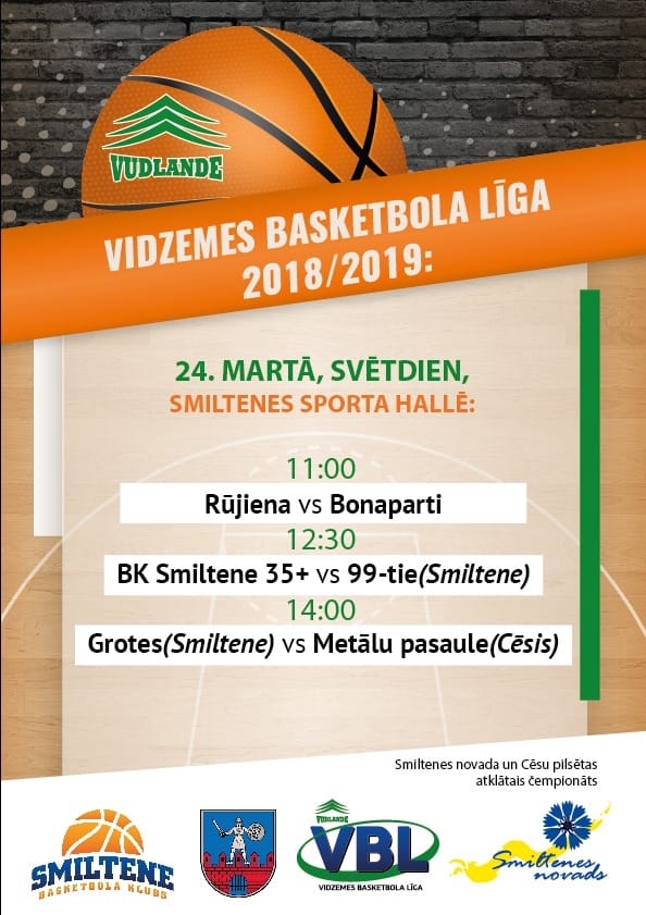 Vidzemes basketbola līgas (VBL) spēles