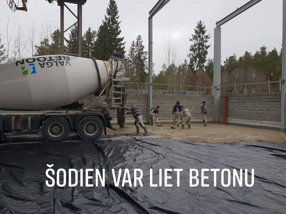 “PEPI RER” būvē  jaunu ražošanas cehu