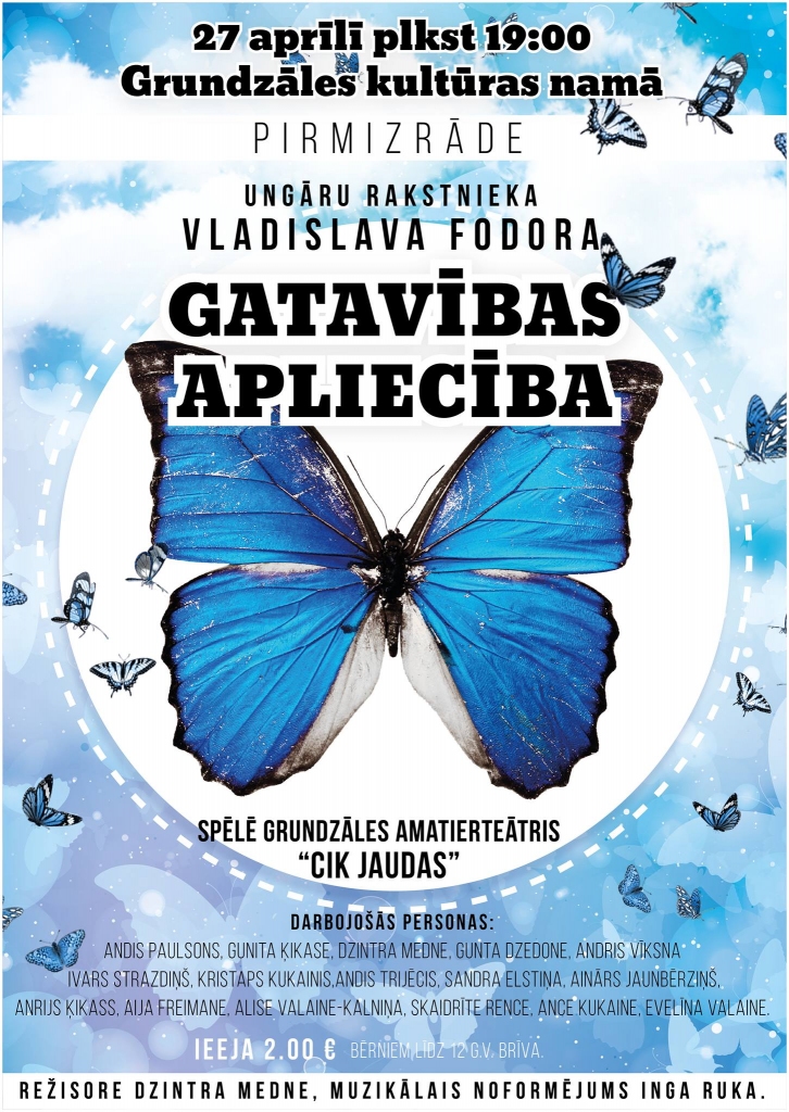 Pirmizrāde "Gatavības apliecība"