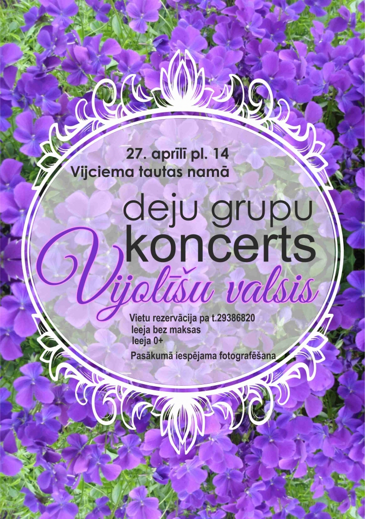 Deju grupu koncerts “Vijolīšu valsis”