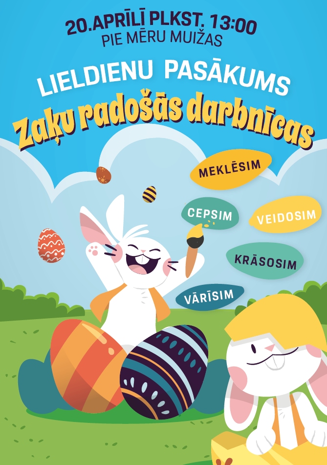 Lieldienu pasākums pie Mēru muižas