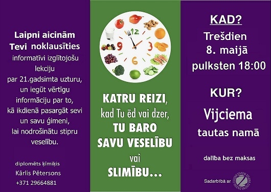 Vijciemā viesosies zāļu vielu ražošanas speciālists Kārlis Pētersons 