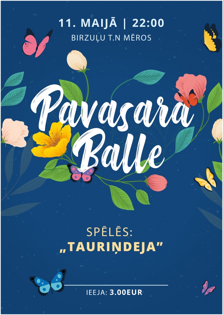 Pavasara balle Birzuļu tautas namā