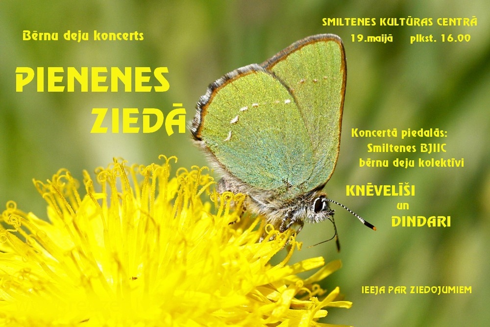 Bērnu deju koncerts “Pienenes ziedā”