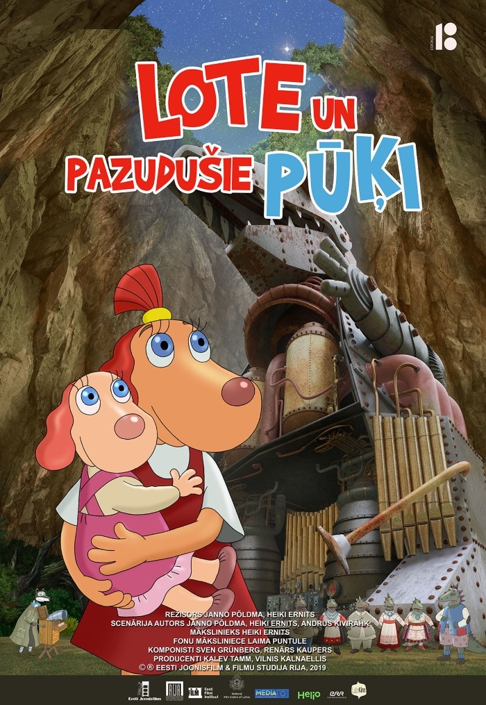 Animāciju filma "Lote un pazudušie pūķi"