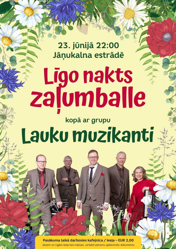 Līgo nakts zaļumballe ar grupu "Lauku muzikanti"