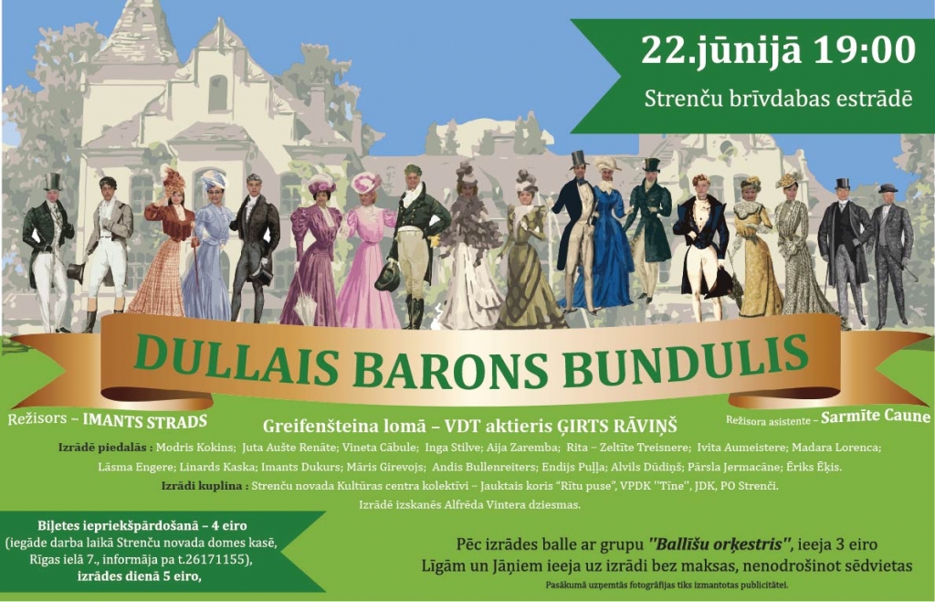 Izrāde "Dullais barons Bundulis" 